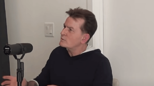 charlie sheen sharing addiction recovery story on podcast